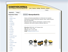 Tablet Screenshot of gomyndustria.com.ar